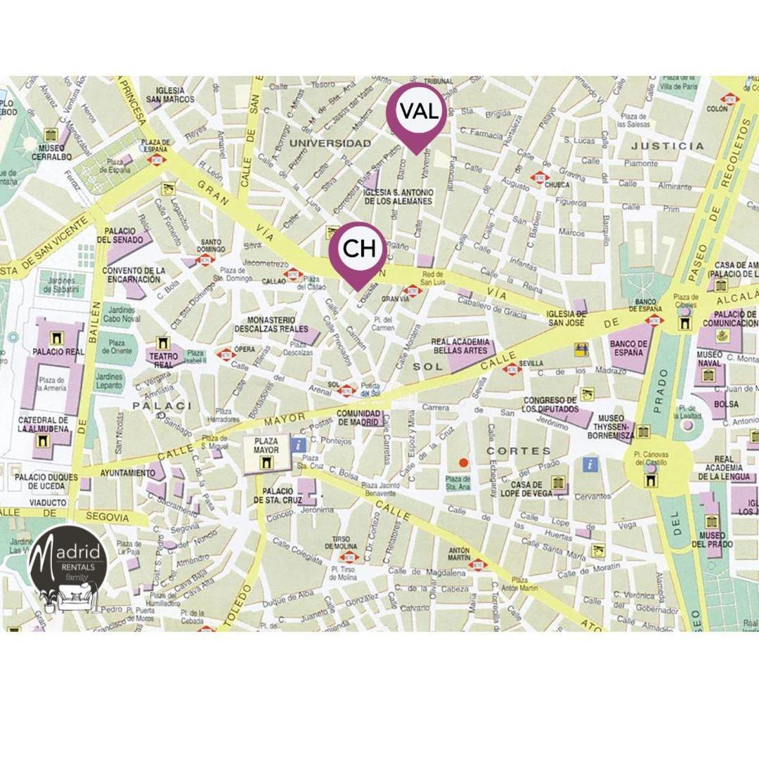 Nuevo Apartamento En Madrid Centro A 2 Calles De Gran Via ภายนอก รูปภาพ